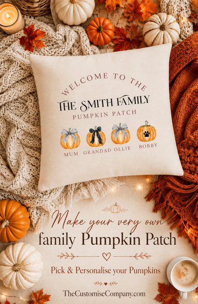 Pumpkin Cushion and Blanket Set – Cozy Halloween & Autumn Decor