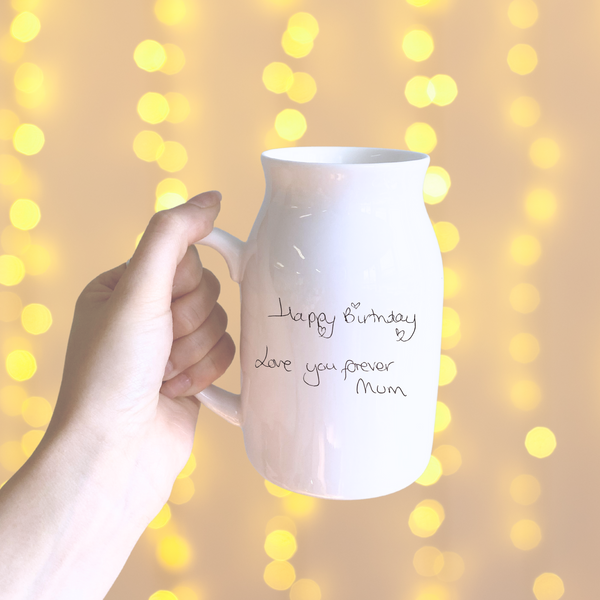 Personalised Handwritten Message Vase