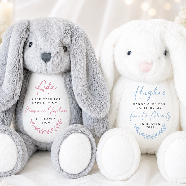 Handpicked for Earth by My Angel in Heaven Personalised Soft Toy