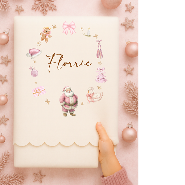 Personalised Christmas Santa Cushion For Kids