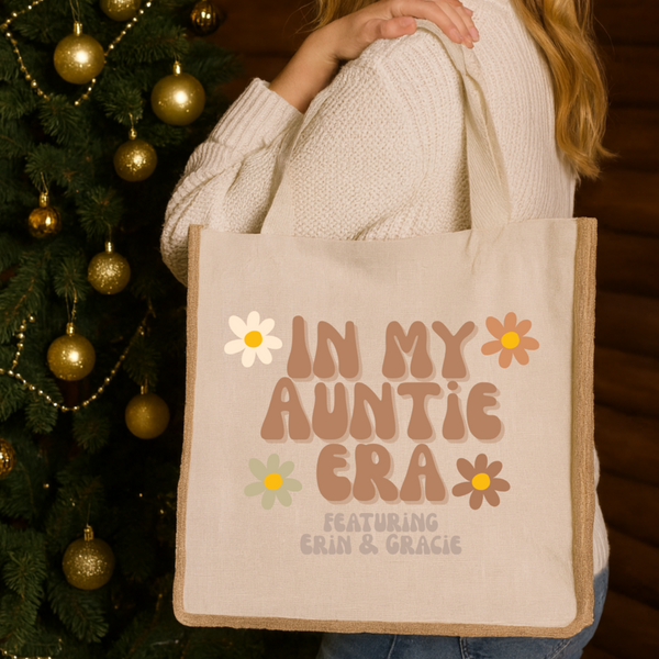 In My Auntie Era Tote Bag – The Perfect Christmas Gift for Cool Aunties