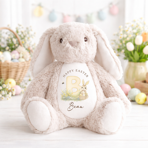 Personalised Initial Easter Bunny For Kids