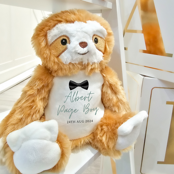 Personalised Soft Toy For Flower Girl & Page Boy
