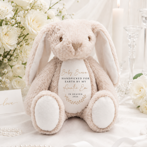 Handpicked for Earth by My Angel in Heaven Personalised Soft Toy