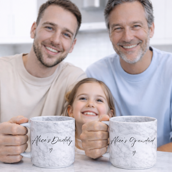Personalised Marble New Mum Mug