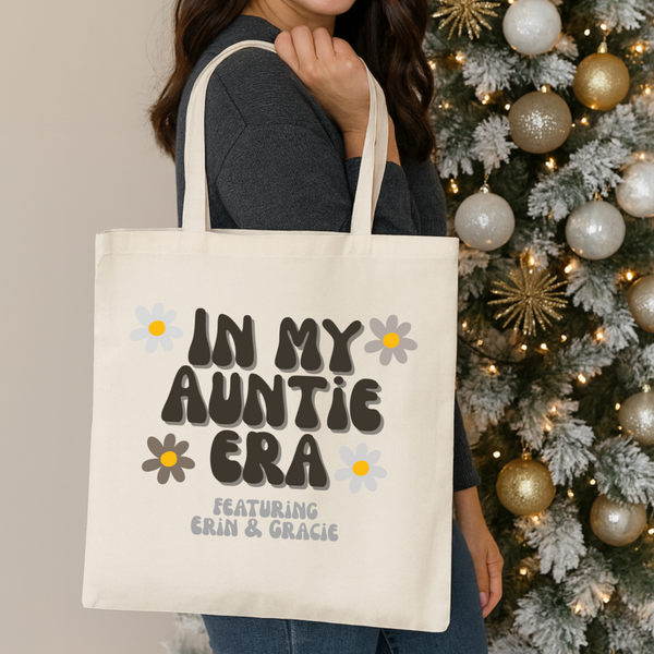 In My Auntie Era Tote Bag – The Perfect Christmas Gift for Cool Aunties