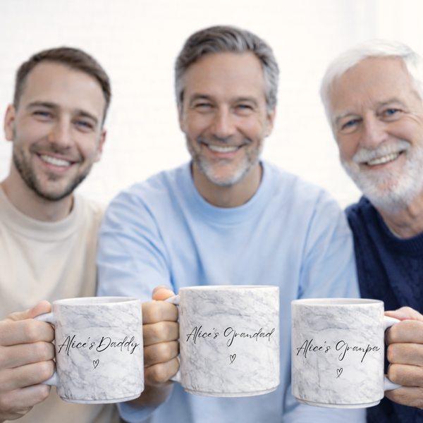 Personalised Marble New Mum Mug