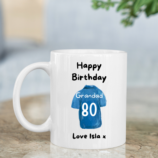 Personalised Football Mug For Grandad