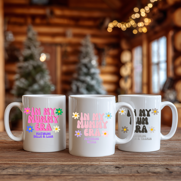 In My Mum Era Mug – Cute Christmas Gift for Mum, Mama or Mummy | Aesthetic Coffee Cup for New Mums