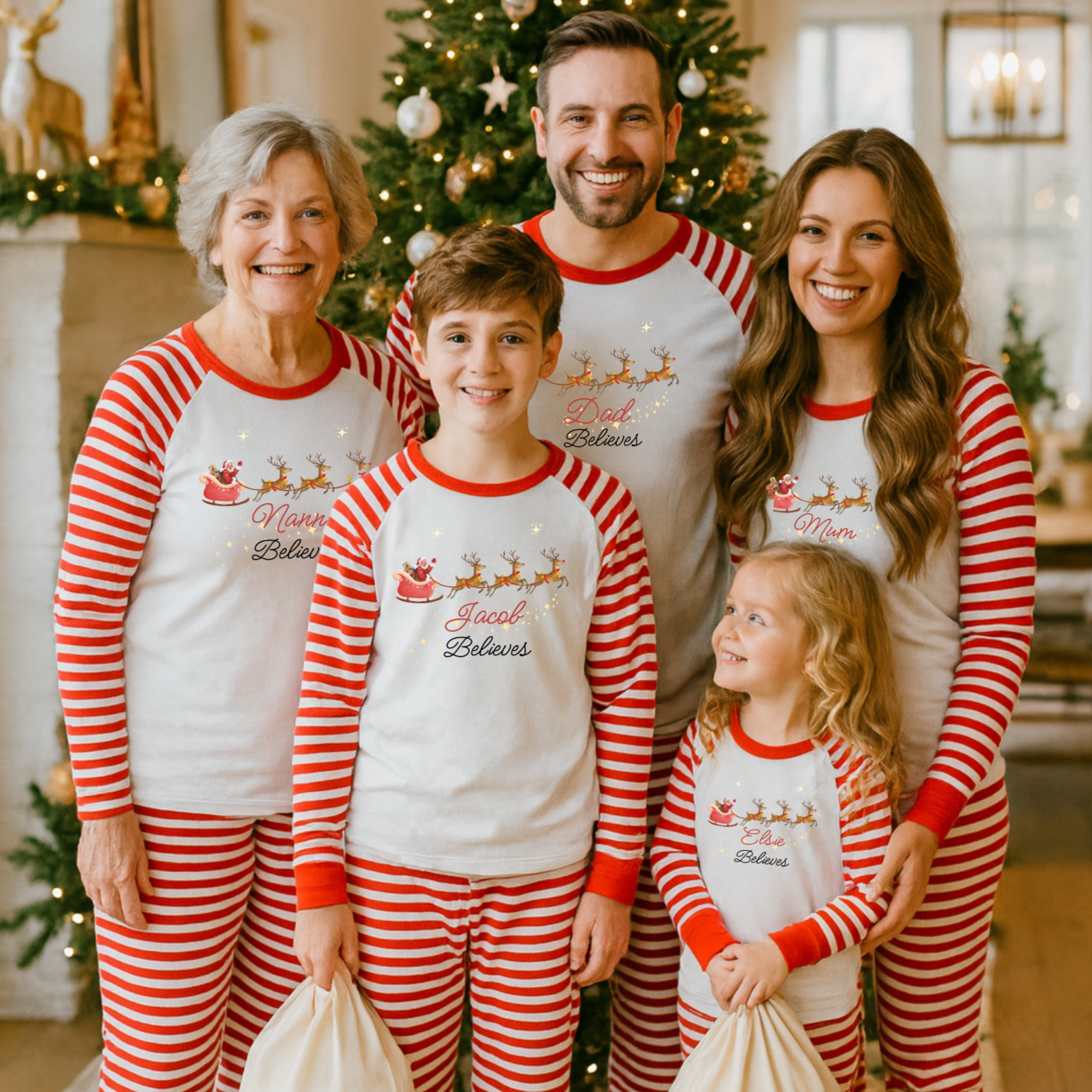 Christmas Matching Family Pyjamas