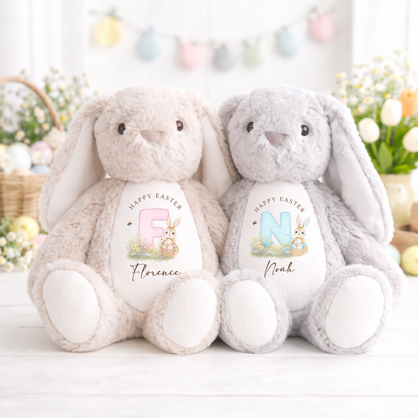 Personalised Initial Easter Bunny For Kids