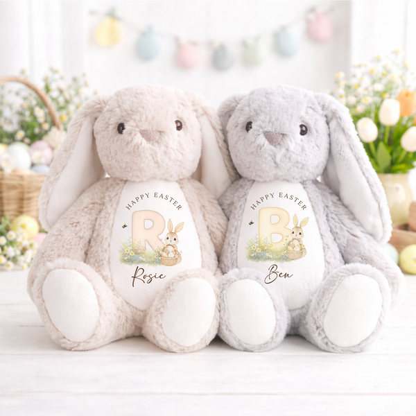 Personalised Initial Easter Bunny For Kids