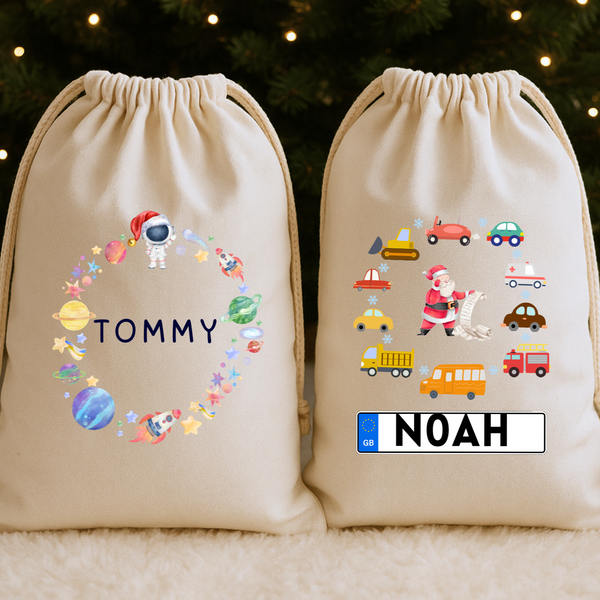 Personalised Christmas Stockings For Boys