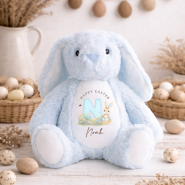 Personalised Initial Easter Bunny For Kids