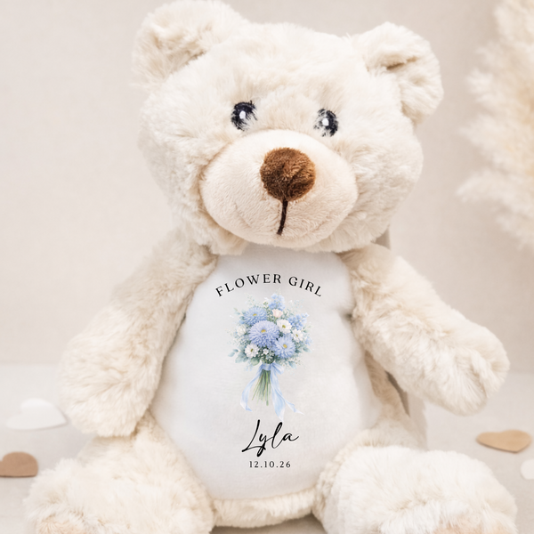 Personalised Flower Girl Bouquet Bunny