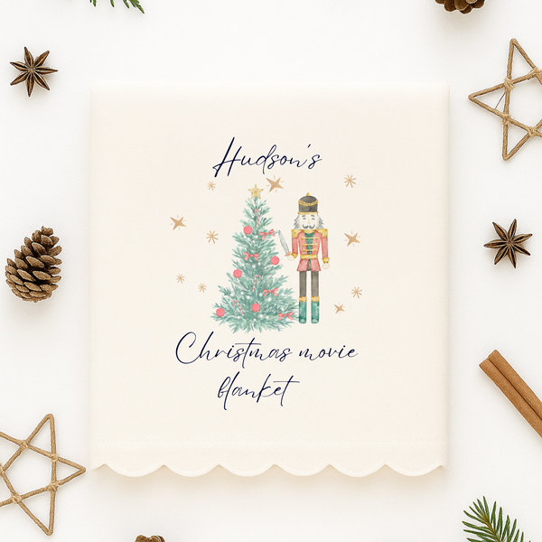 Personalised Nutcracker Fleece Blanket