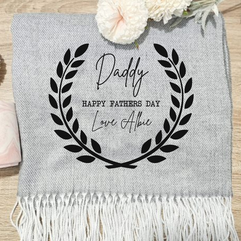 Personalised Blanket For Dad
