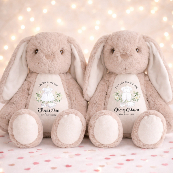 Personalised Christening Teddy Bear For Kids