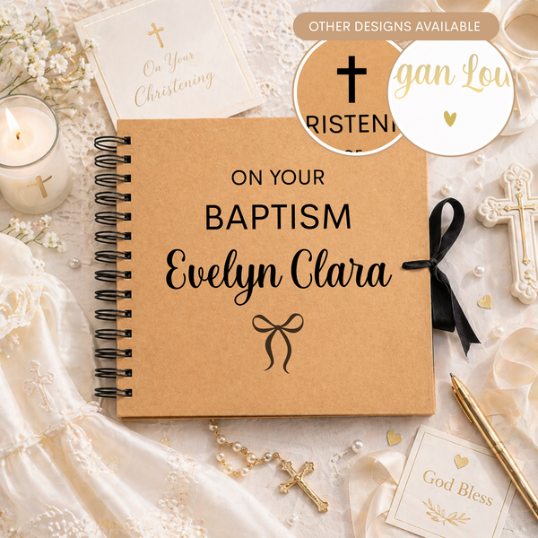 Personalised Christening/Baptism/Holy Communion Scrapbook