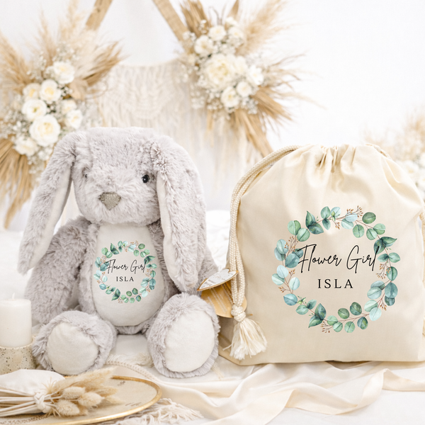 Flower Girl & Page Boy Gift | Personalised Soft Toy