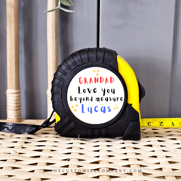 Personalised Tape Measure For Dad Or Grandad - Fathers Day