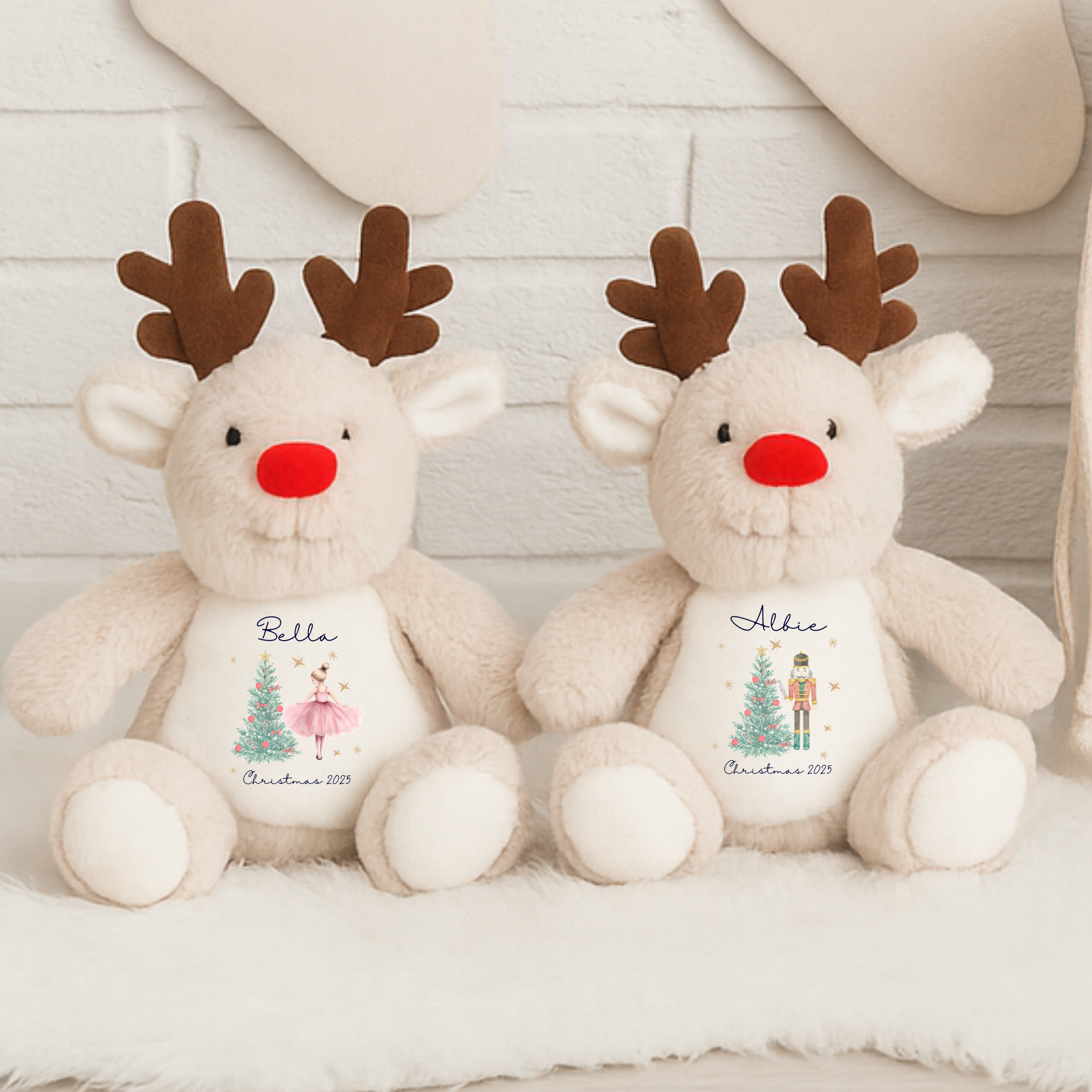 Personalised Christmas Teddy Bear – Nutcracker Gift for Kids