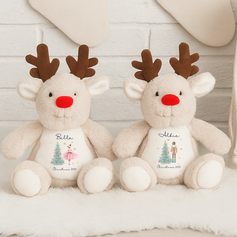 Personalised Christmas Teddy Bear – Nutcracker Gift for Kids