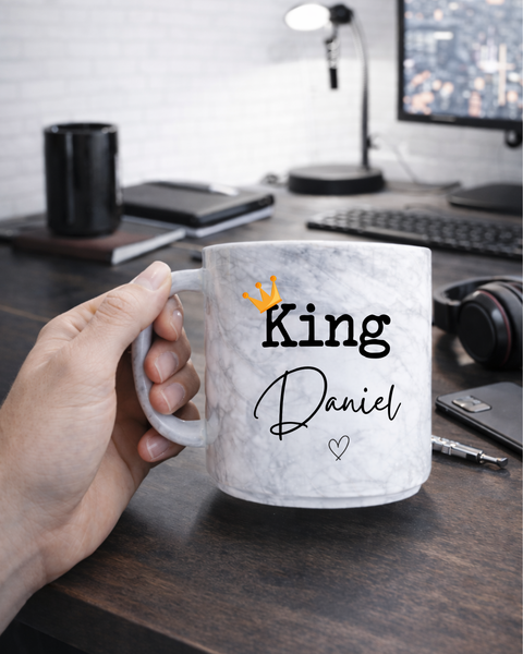 Personalised King & Queen Mugs