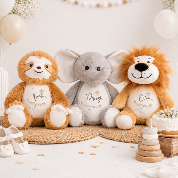 Peluche personalizado para bebé recién nacido