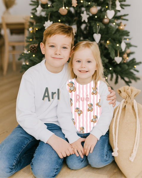 Personalised Custom Favourite Teddy Bear Jumper & T-Shirt