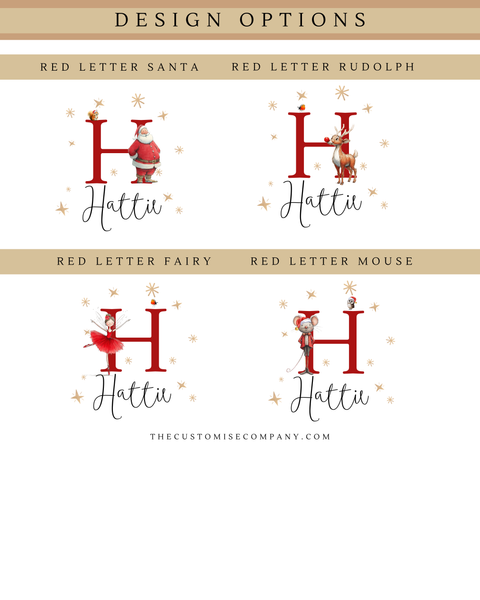 Personalised Santa Matching Family Pyjamas - First Christmas