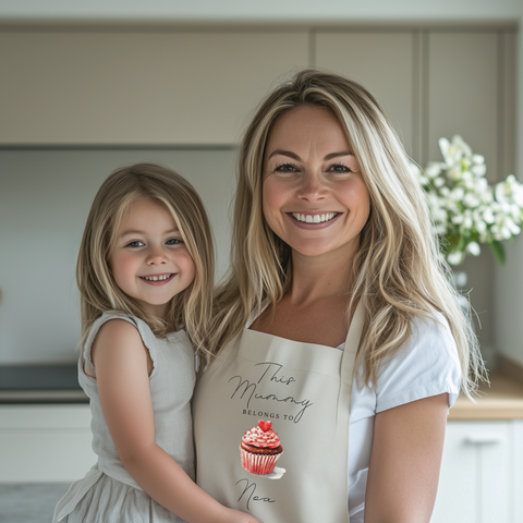 Personalised Valentines Apron For Mum