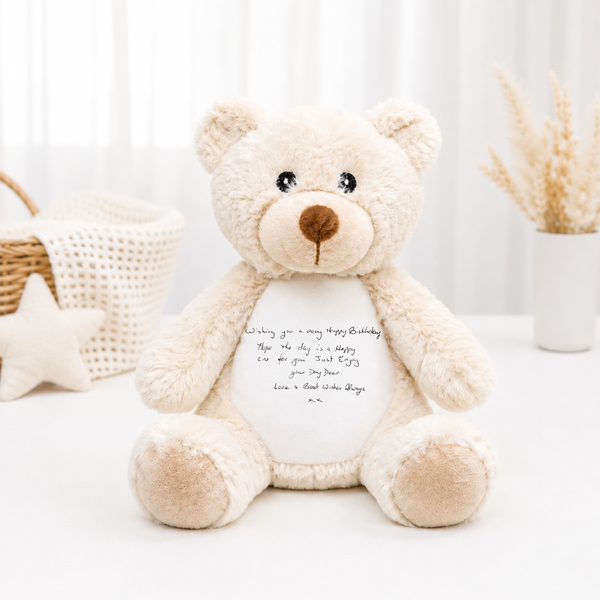 Personalised Handwriting Soft Toy