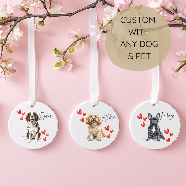 Personalised Dog Custom Ceramic Decoration