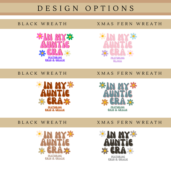 “In My Auntie Era” Blanket & Cushion – Cozy Christmas Gift for Auntie