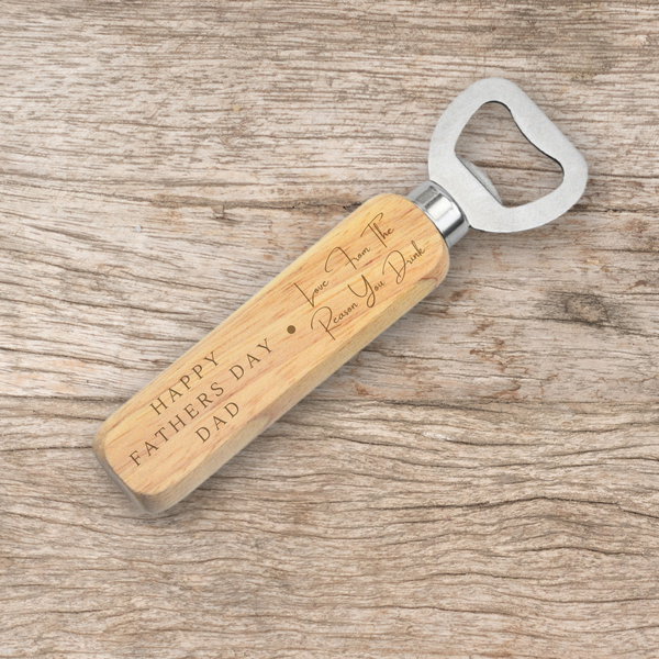 Personalised Bottle Opener For Dad