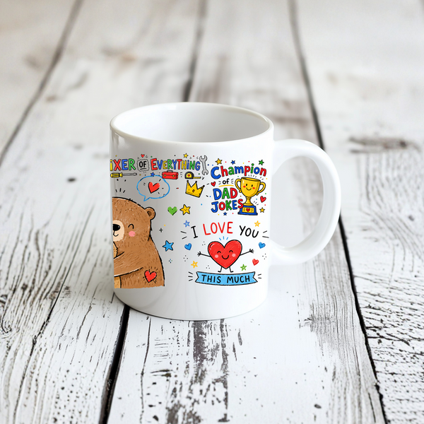 Personalised Humour Mug For Dad Fathers Day