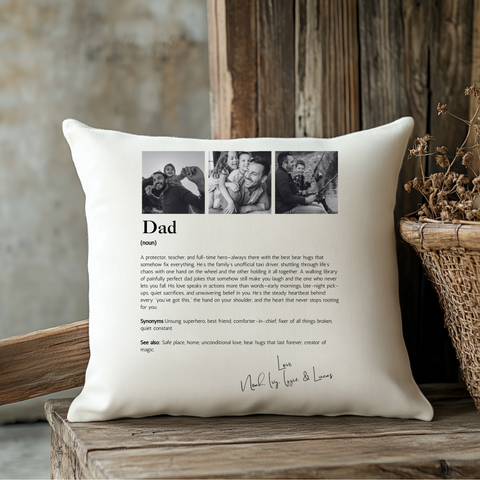 Personalised Dad Cushion For Fathers Day