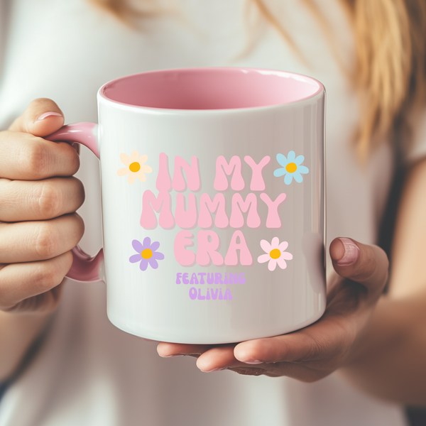 In My Mum Era Mug – Cute Christmas Gift for Mum, Mama or Mummy | Aesthetic Coffee Cup for New Mums