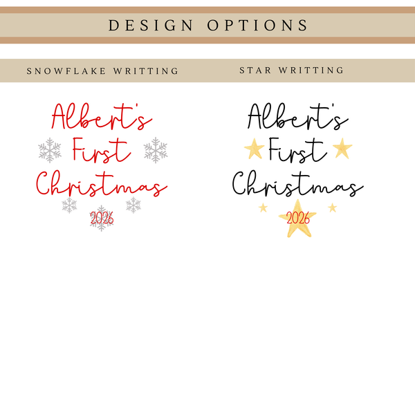 Personalised 1st Christmas Reindeer Soft Toy,Baby's 1st Christmas Custom Name Teddy Gift