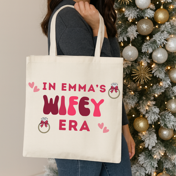 Personalised Married Tote Bag For Christmas