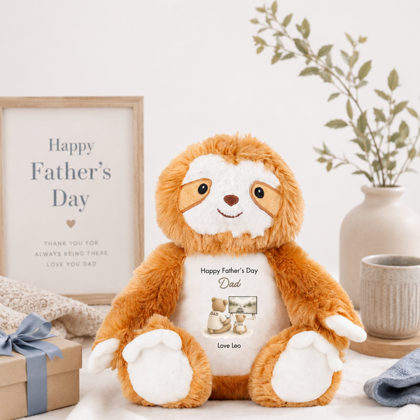 Personalised Hobby Fathers Day Teddy - Golf, Football, Fishing