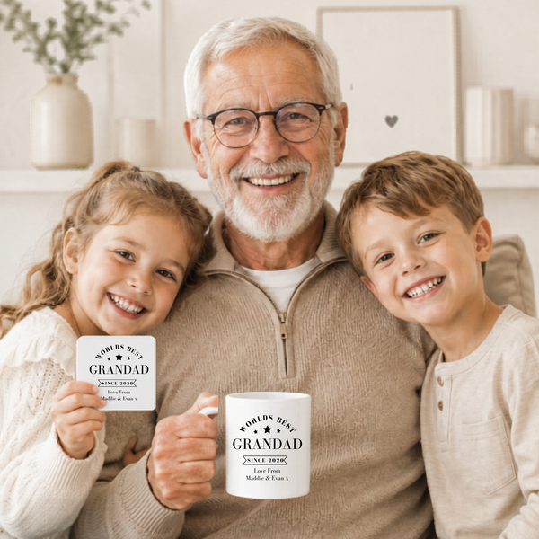 Personalised Worlds Best Grandad Mug | Father's Day Gift UK