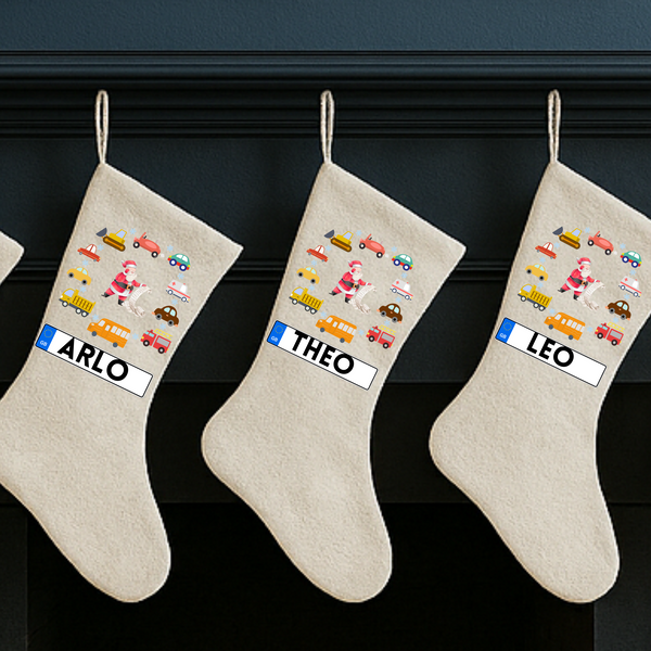 Personalised Christmas Stockings For Boys