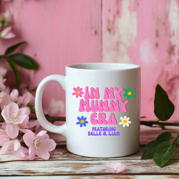 In My Mum Era Mug – Cute Christmas Gift for Mum, Mama or Mummy | Aesthetic Coffee Cup for New Mums