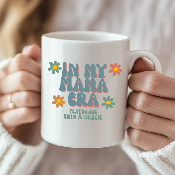 In My Mum Era Mug – Cute Christmas Gift for Mum, Mama or Mummy | Aesthetic Coffee Cup for New Mums