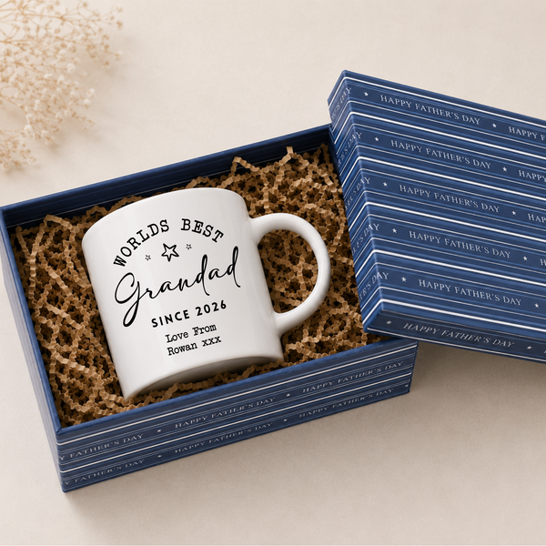 Personalised Worlds Best Grandad Mug | Father's Day Gift UK