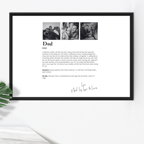 Personalised Dad Print For Fathers Day