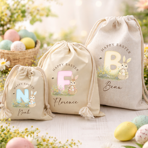 Personalised Initial Easter Bunny For Kids