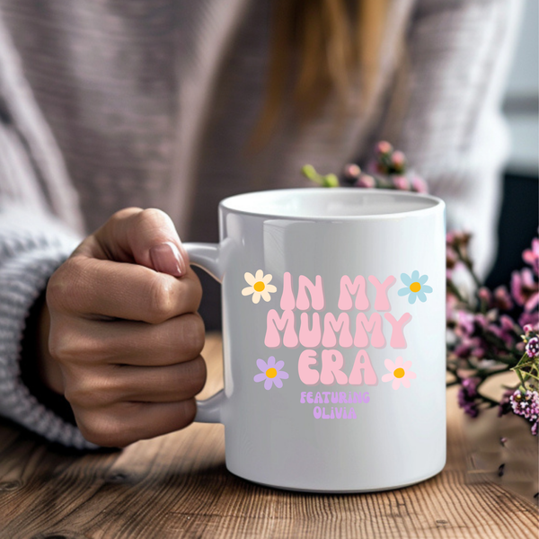 In My Mum Era Mug – Cute Christmas Gift for Mum, Mama or Mummy | Aesthetic Coffee Cup for New Mums
